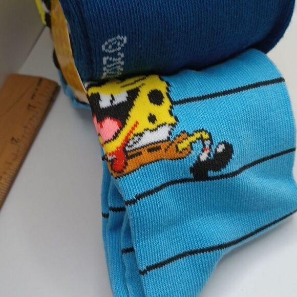 Spongebob SquarePants crew socks 5pc set bundle - Picture 7 of 7